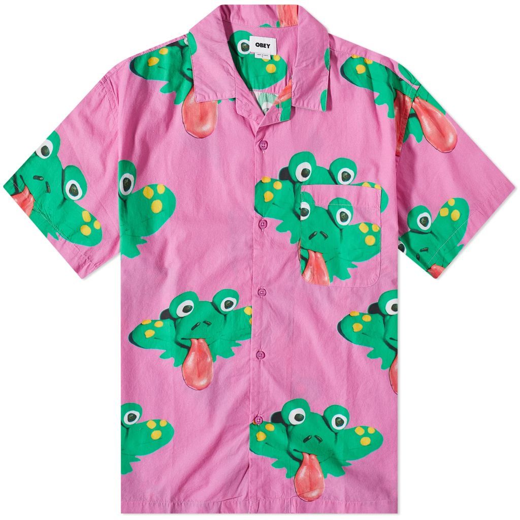 Men's Frogman Vacation Shirt Wild Rose Multi