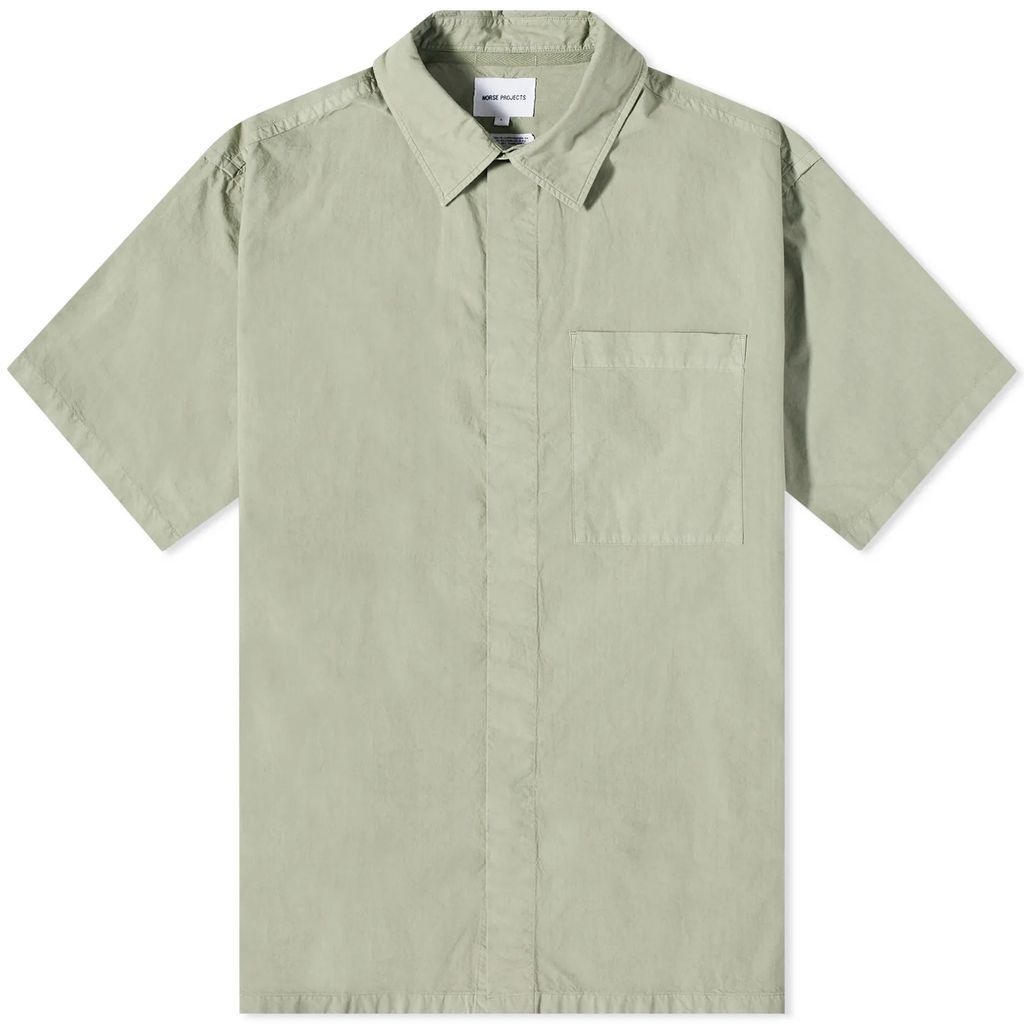 Men's Ivan Typewriter Shirt Sunwashed Green