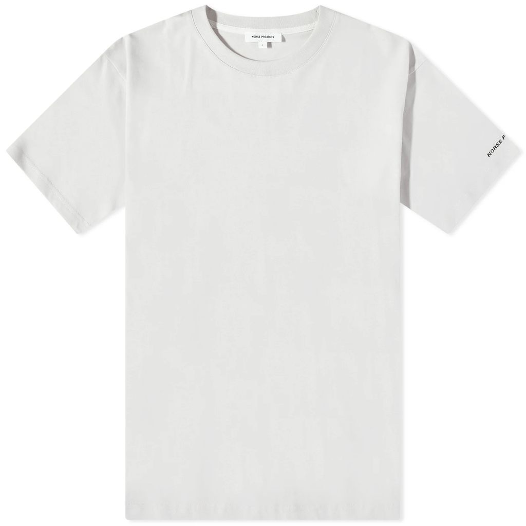Men's Johannes Lino Cut Reeds T-Shirt Marble White