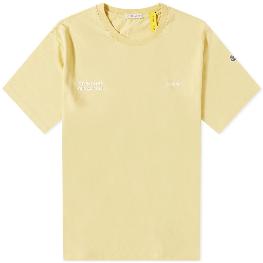 Men's Genius x Fragment T-Shirt Yellow