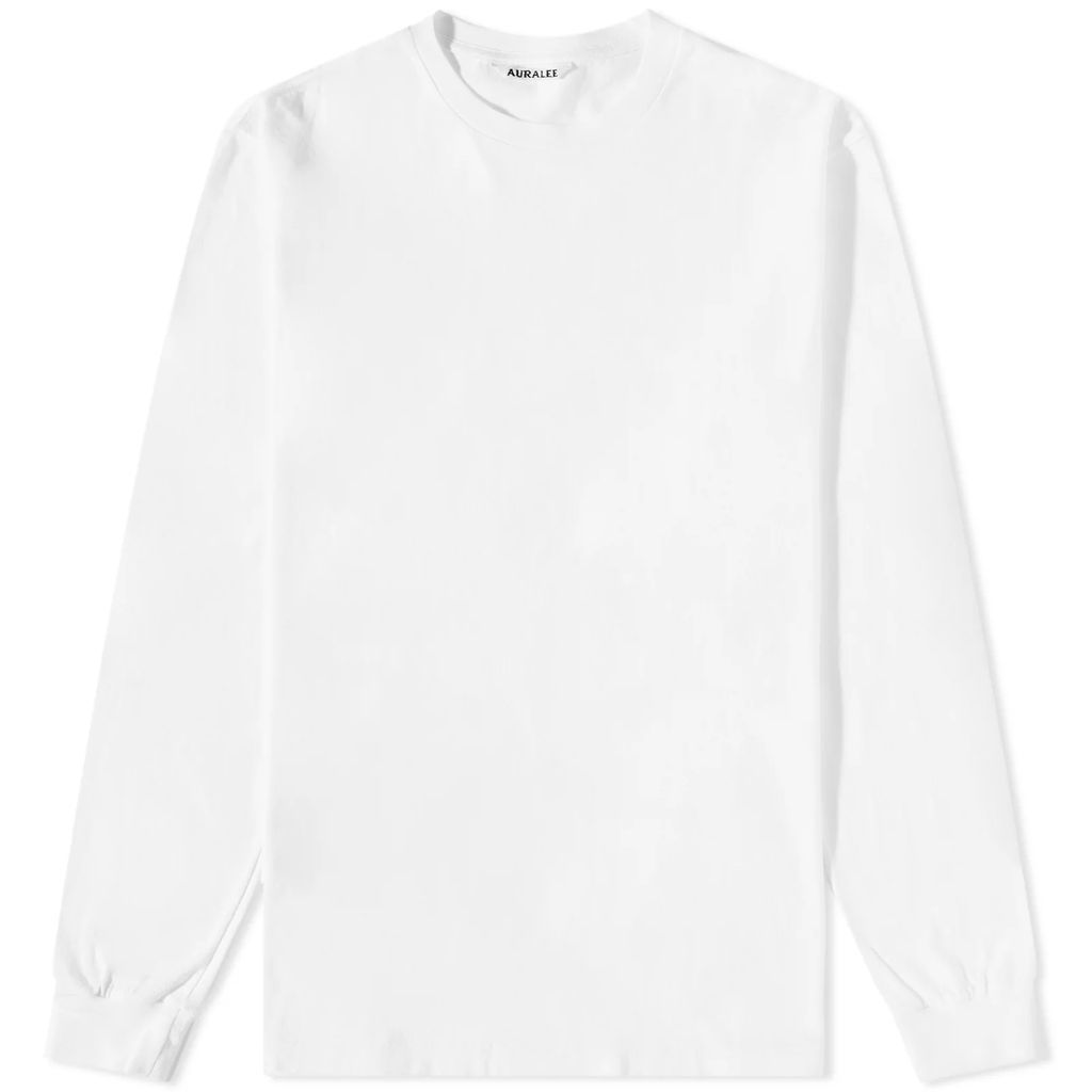 Men's Long Sleeve Seamless T-Shirt White