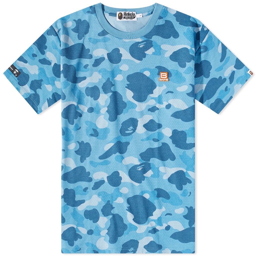 Men's Honeycomb Camo T-Shirt Blue