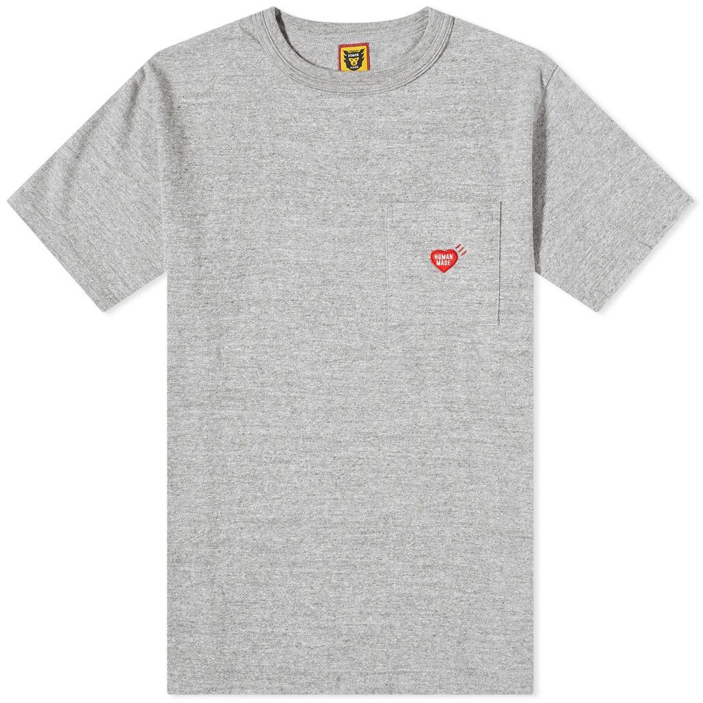 Men's Heart Pocket T-Shirt Grey