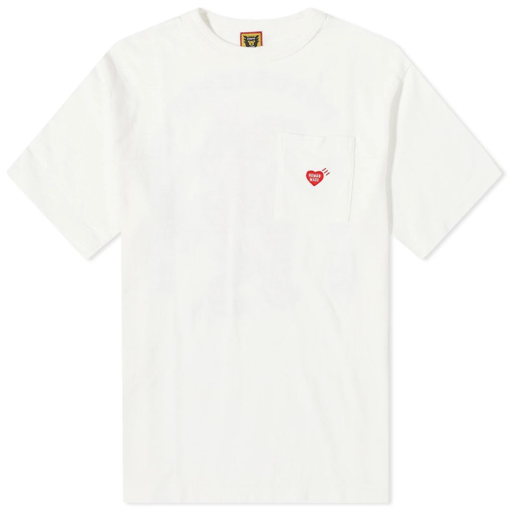 Men's Heart Pocket T-Shirt White