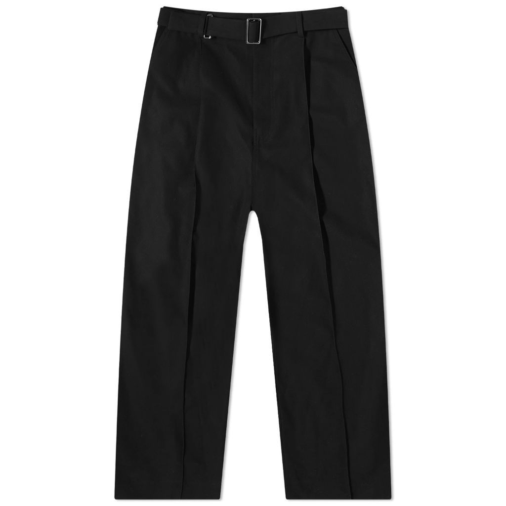 Men's Low Crotch Work Trousers Black