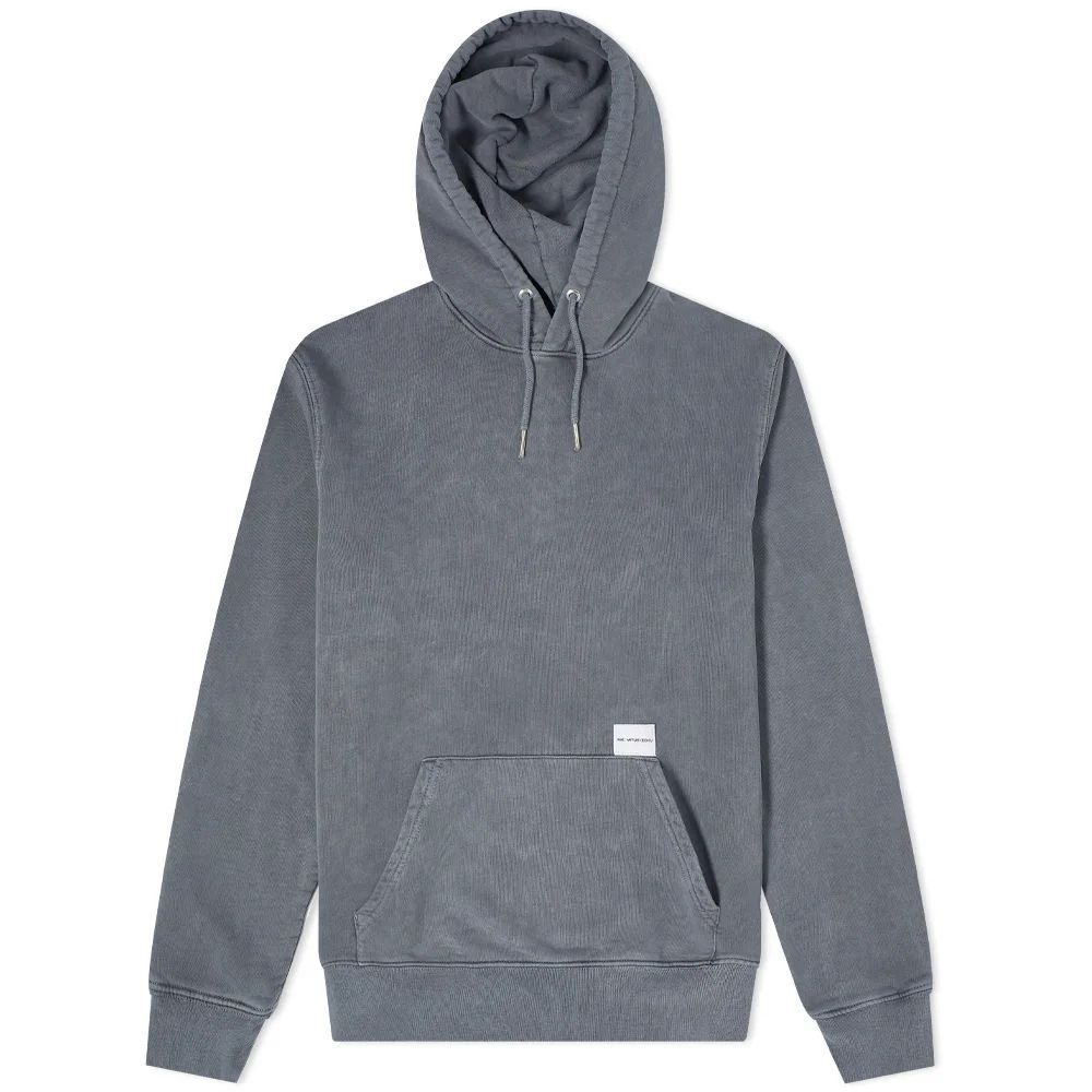 Men's Pigment Dyed Hoodie Charcoal