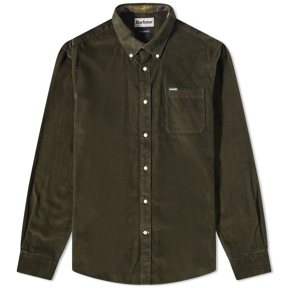 Men's Ramsey Tailored Cord Shirt Forest