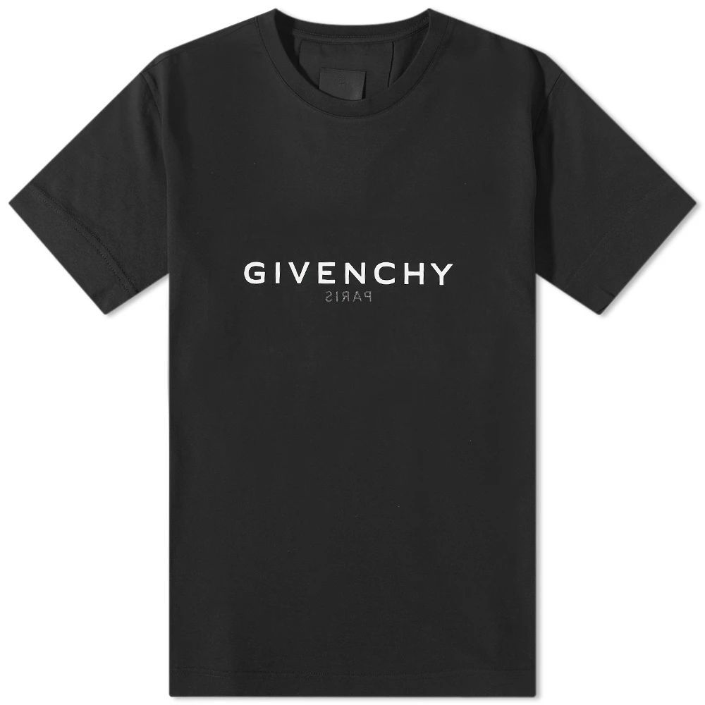 Men's Paris Reverse Logo T-Shirt Black