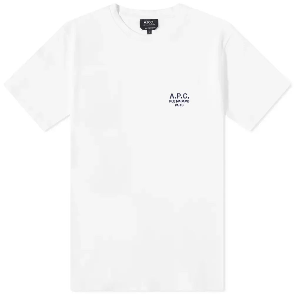 Men's Raymond Embroidered Logo T-Shirt White