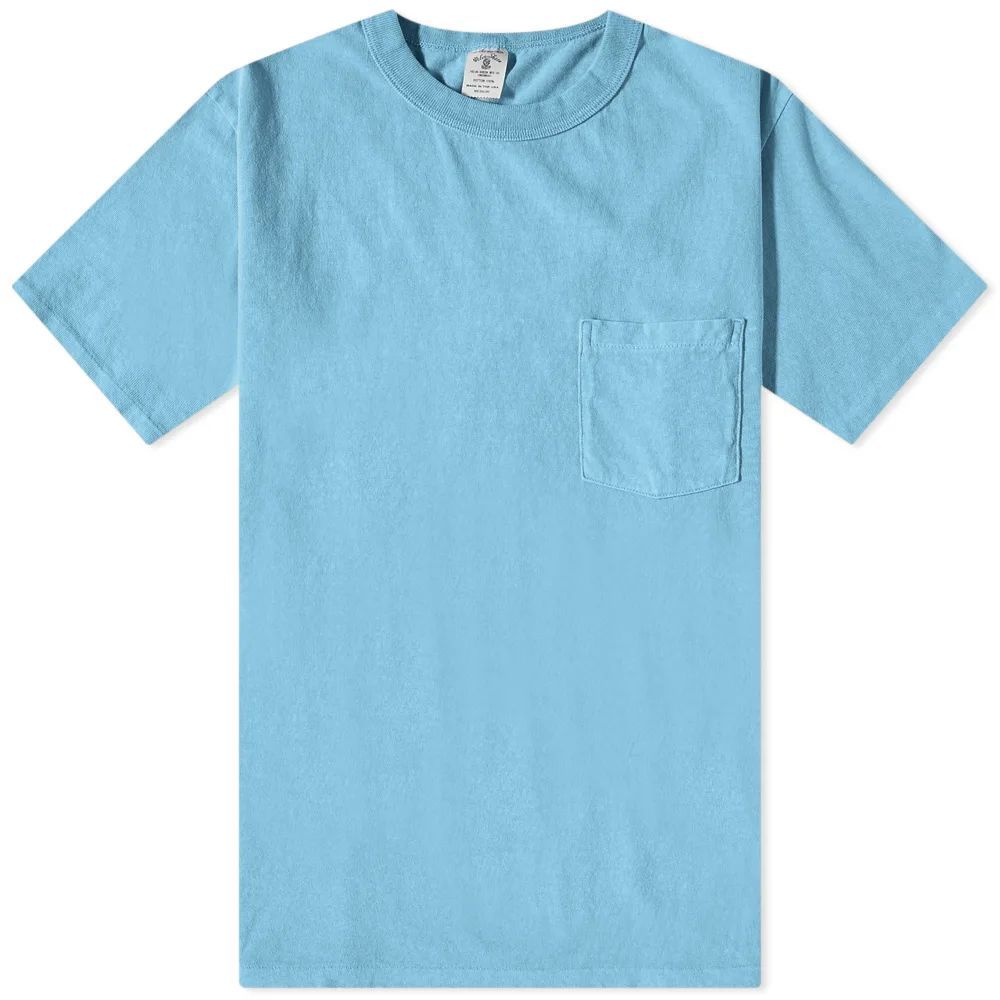 Men's Pigment Dyed Pocket T-Shirt Azure