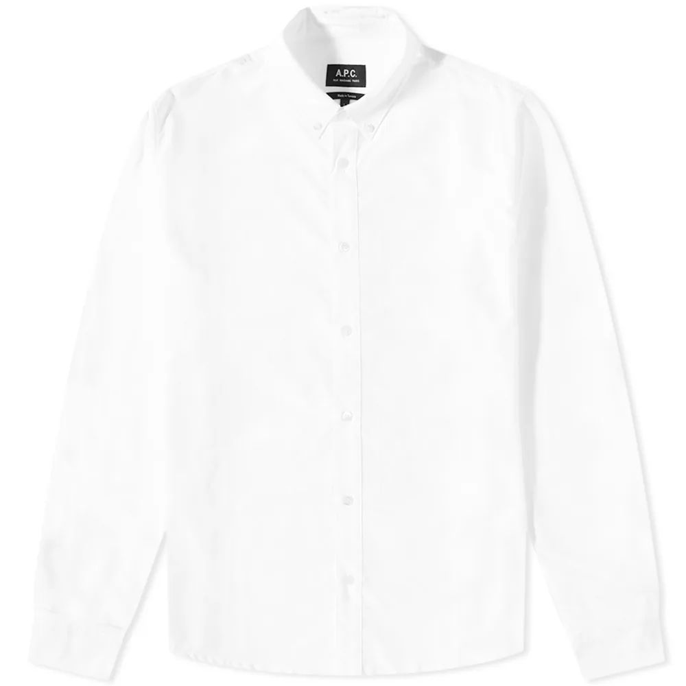 Men's New Button Down Oxford Shirt White