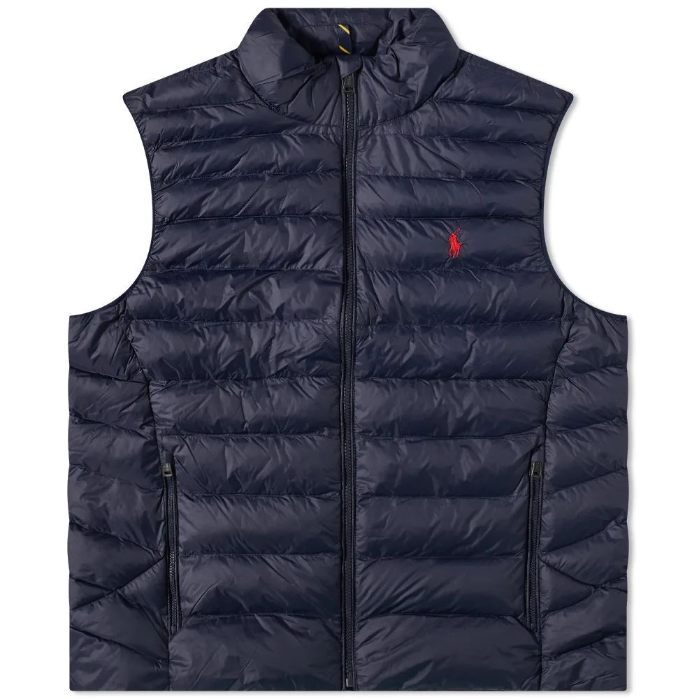 Men's Recycled Lightweight Down Vest Collection Navy