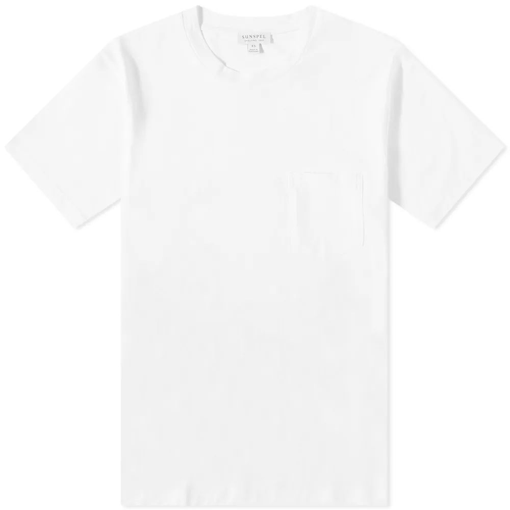 Men's Riviera Pocket Crew Neck T-Shirt White