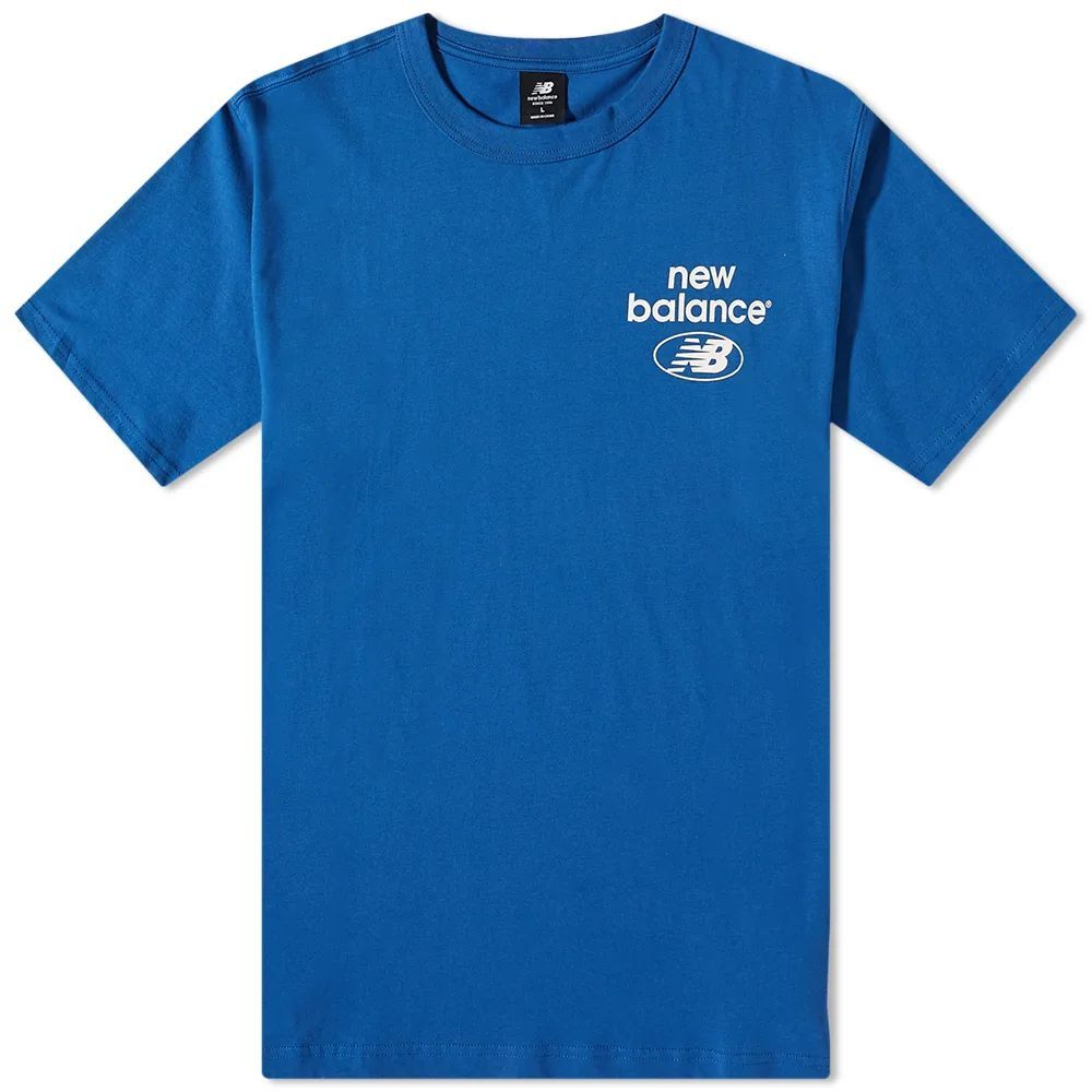 Men's NB Essentials Logo T-Shirt Atlantic Blue