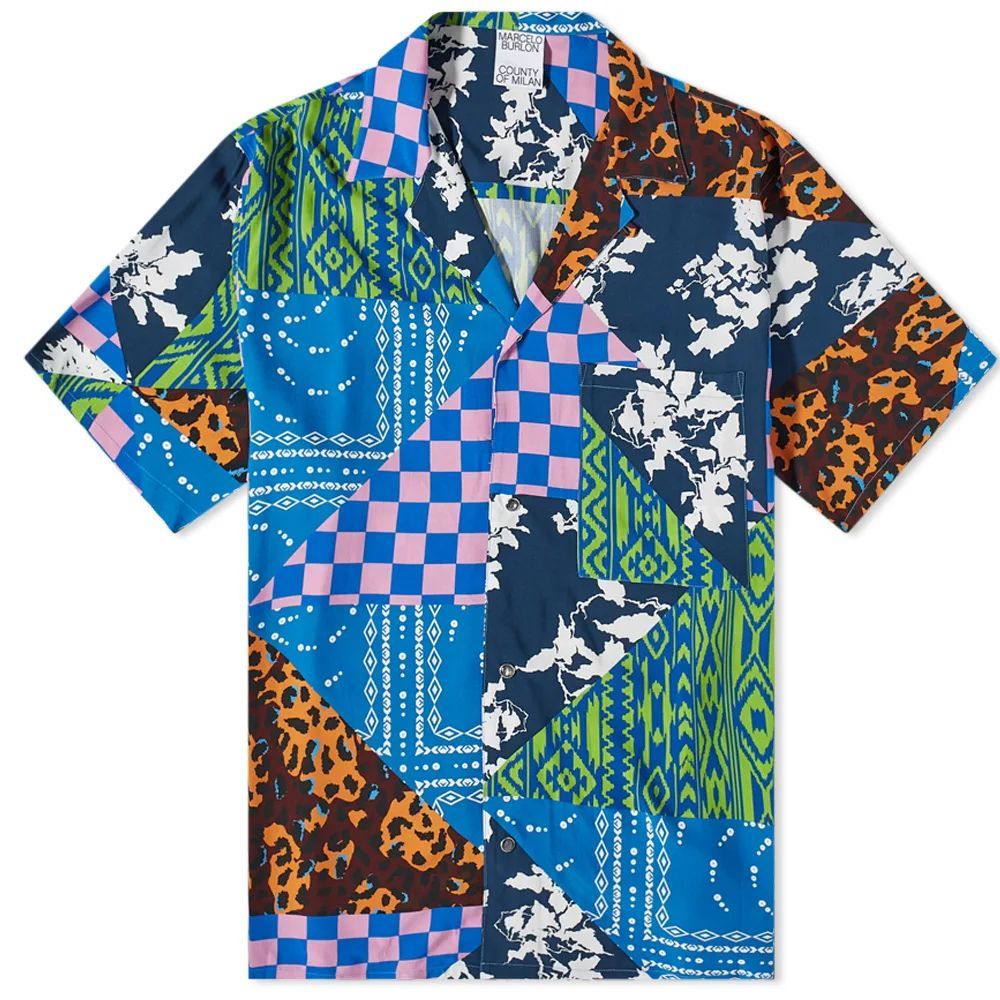 Men's Mix & Match Hawaii Vacation Shirt Blue