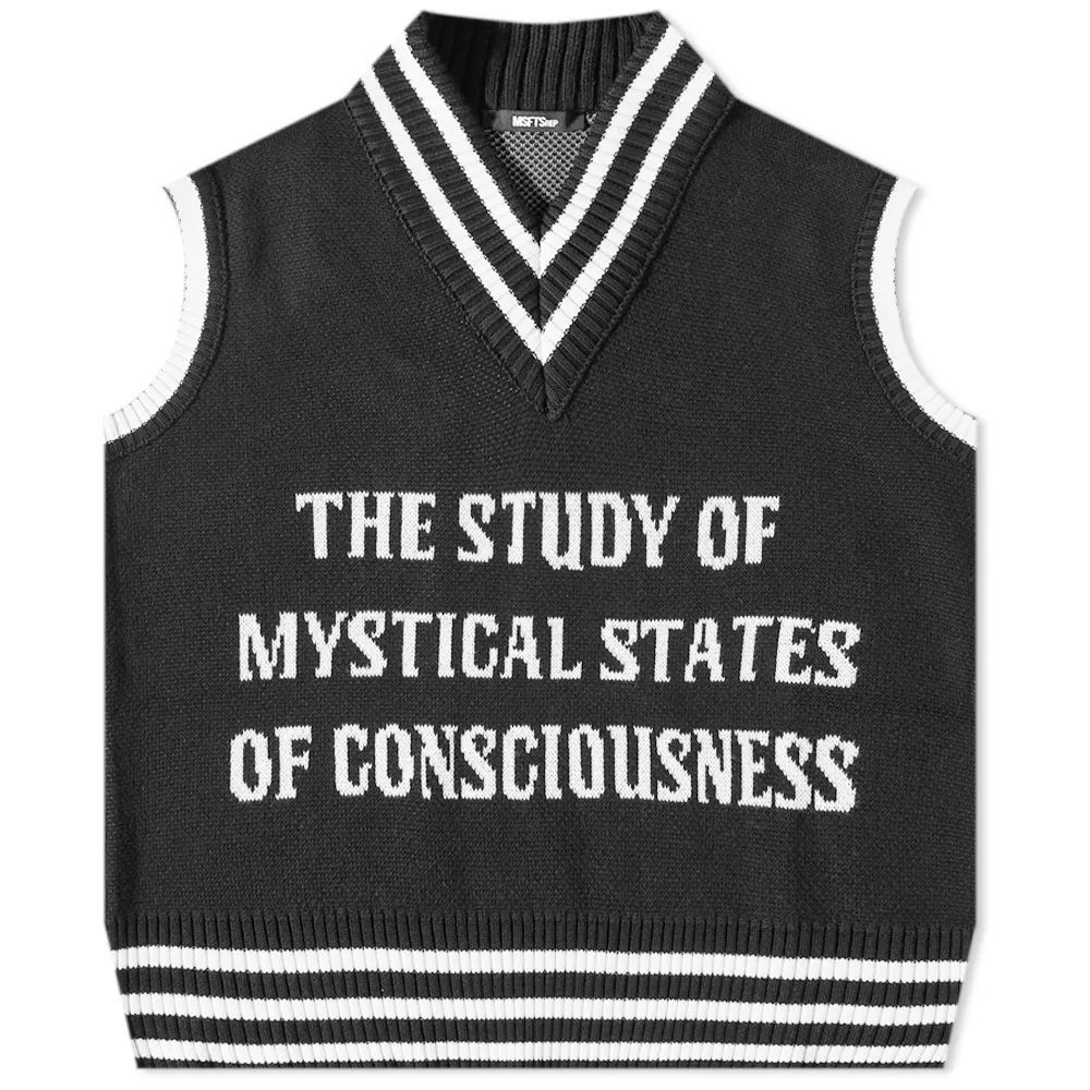 Men's Mystical States Knit Vest Black