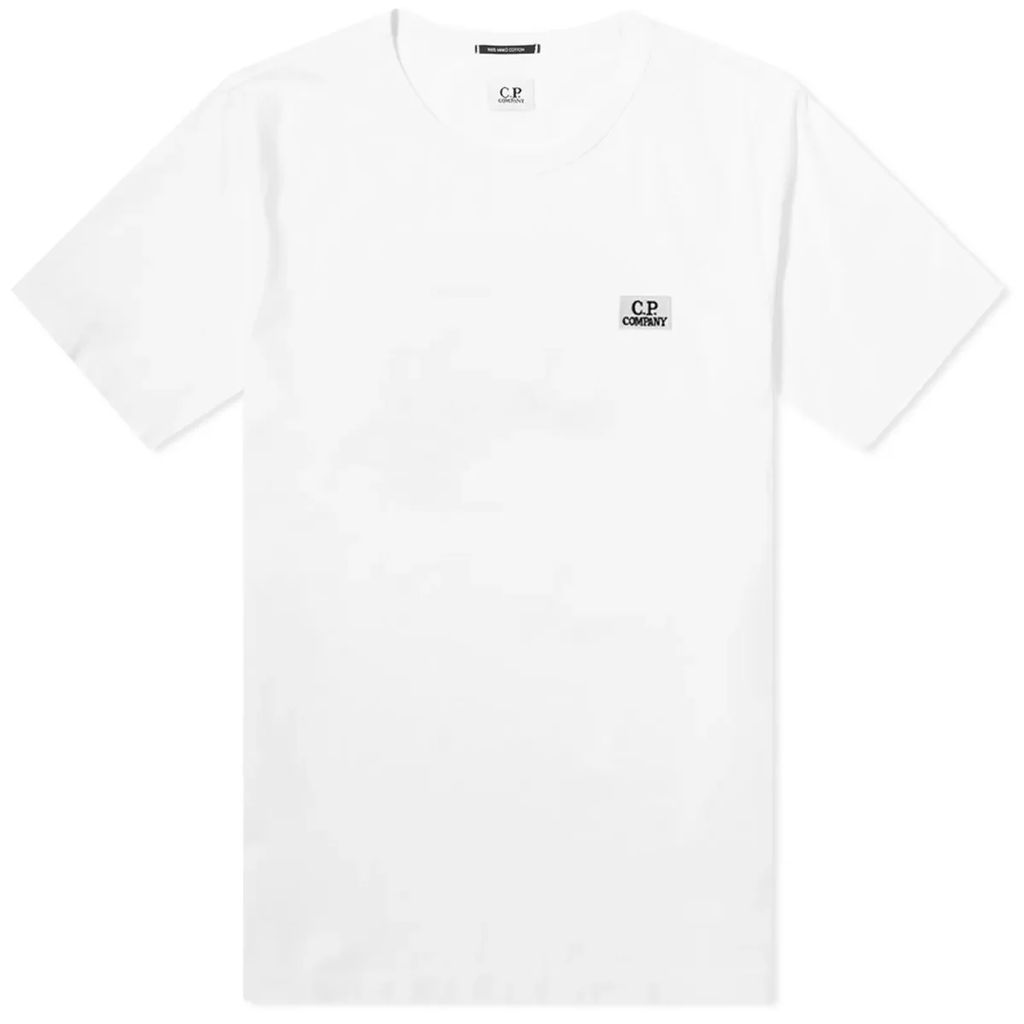 Men's Patch Logo T-Shirt Gauze White