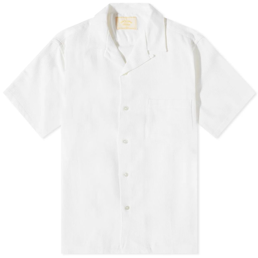 Men's Pique Vacation Shirt White