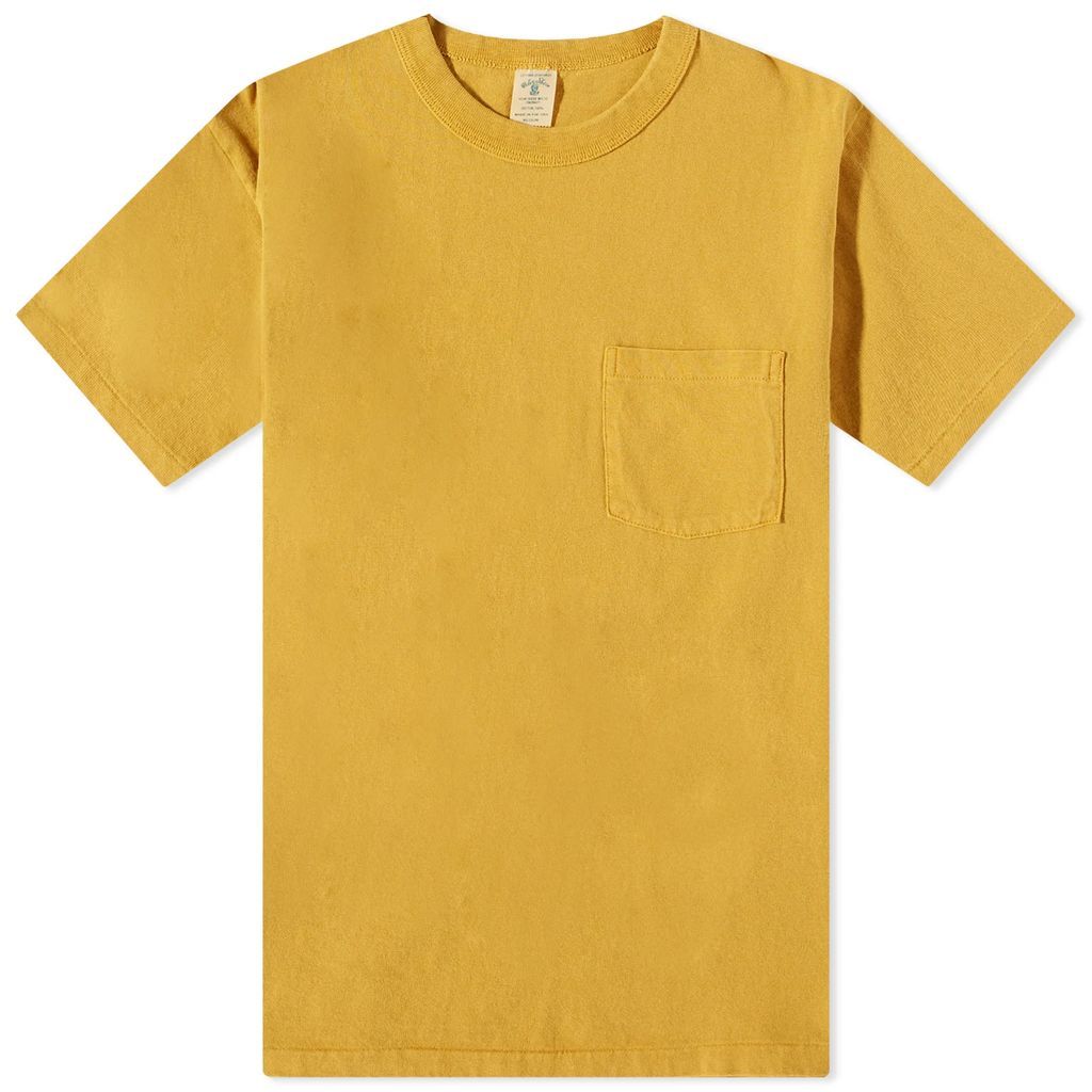 Men's Pigment Dyed Pocket T-Shirt Mustard