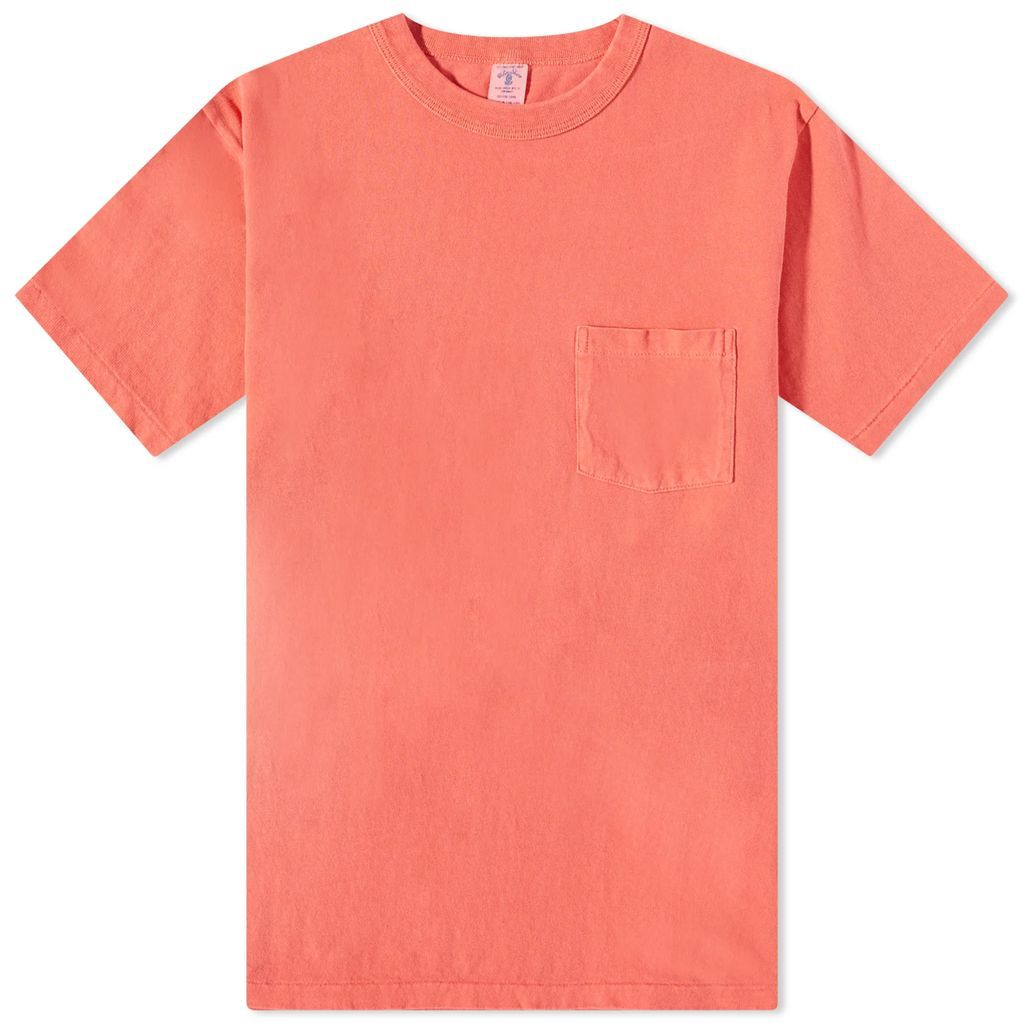 Men's Pigment Dyed Pocket T-Shirt Raspberry