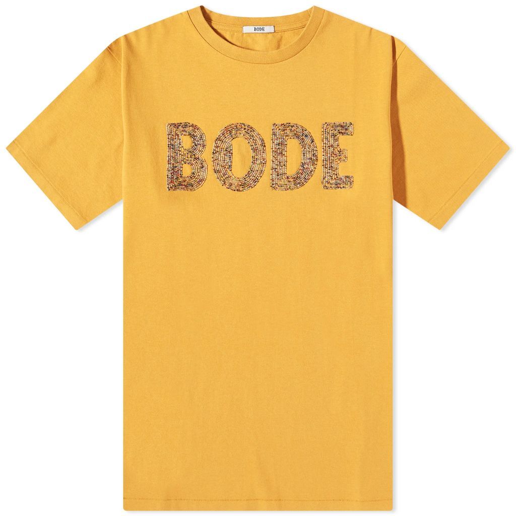 Men's Multi Bead Logo T-Shirt Gold