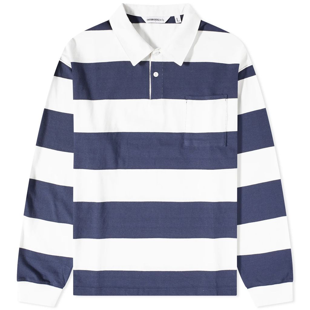 Men's Naval Collar Rugby Shirt Off White