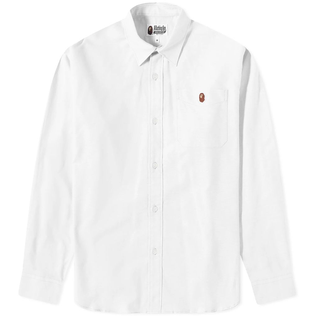 Men's Oxford Relaxed Fit Shirt White