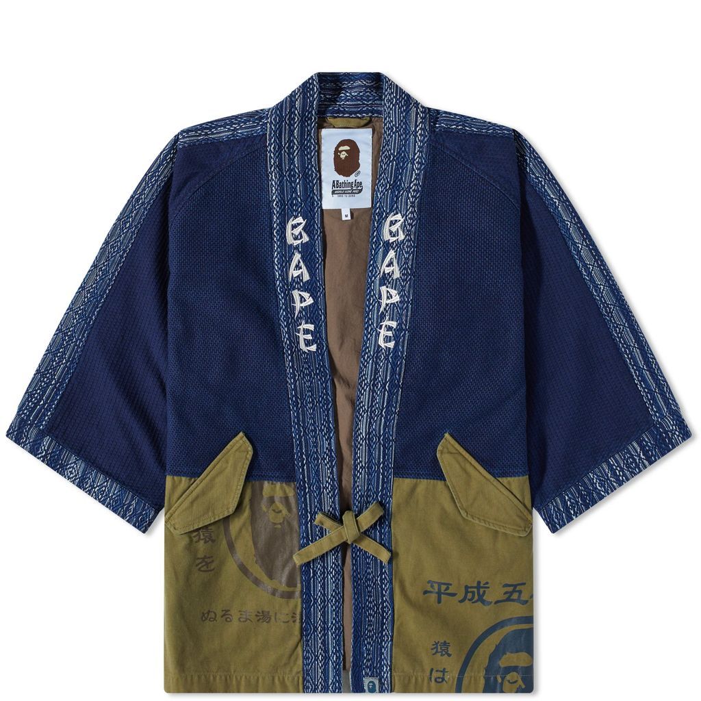 Men's Military Kimono Jacket Multi