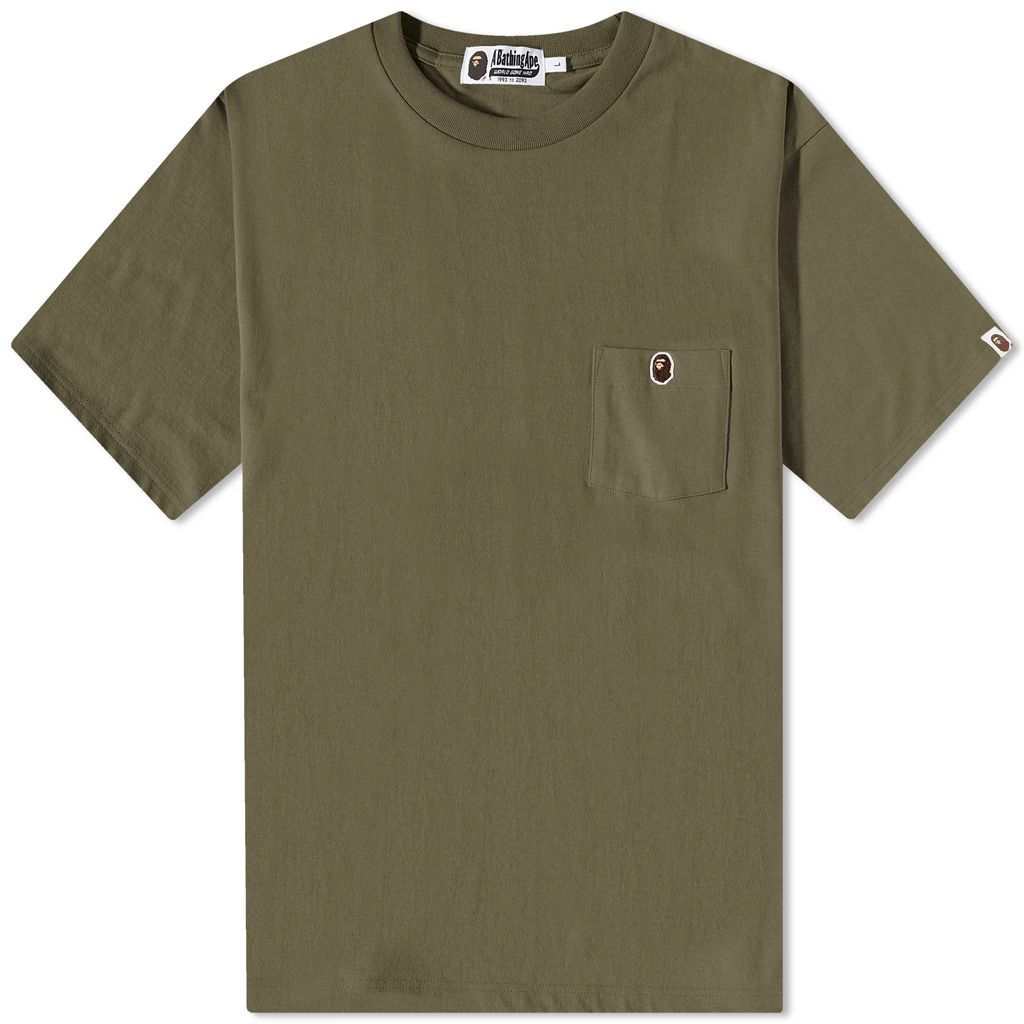 Men's One Point Pocket T-Shirt Olive Drab