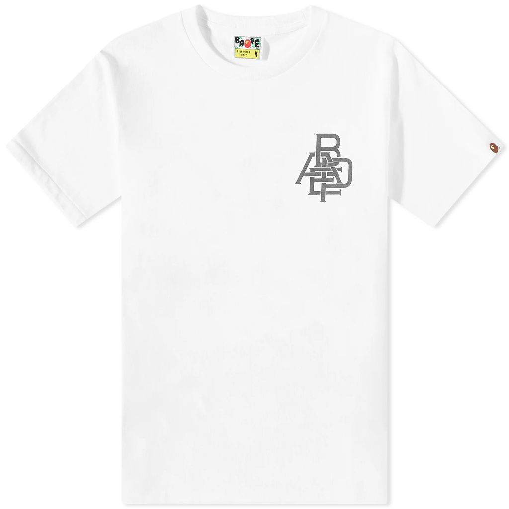 Men's Pigment Bape Logo T-Shirt White