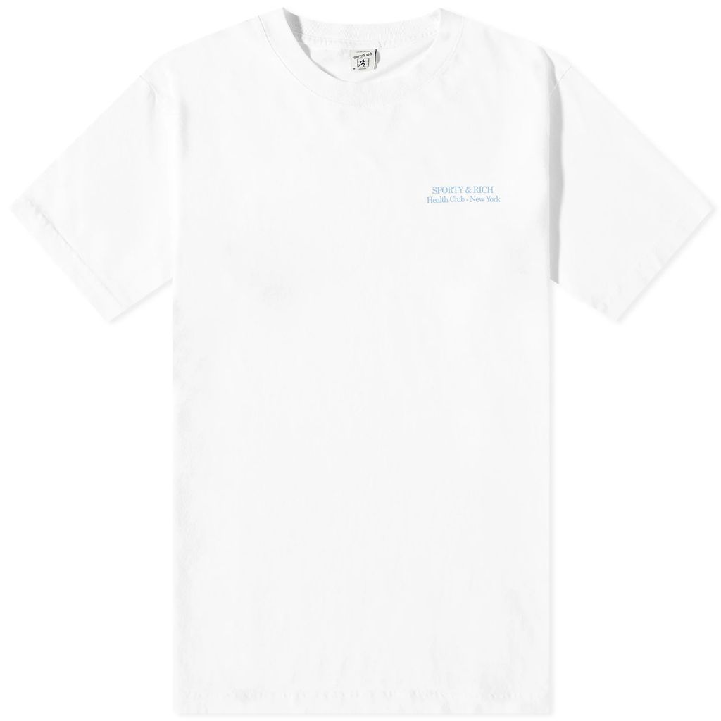 Men's New Drink Water T-Shirt White/Atlantic