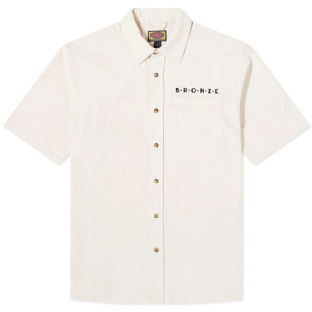 Men's Ripstop Short Sleeve Shirt Ivory