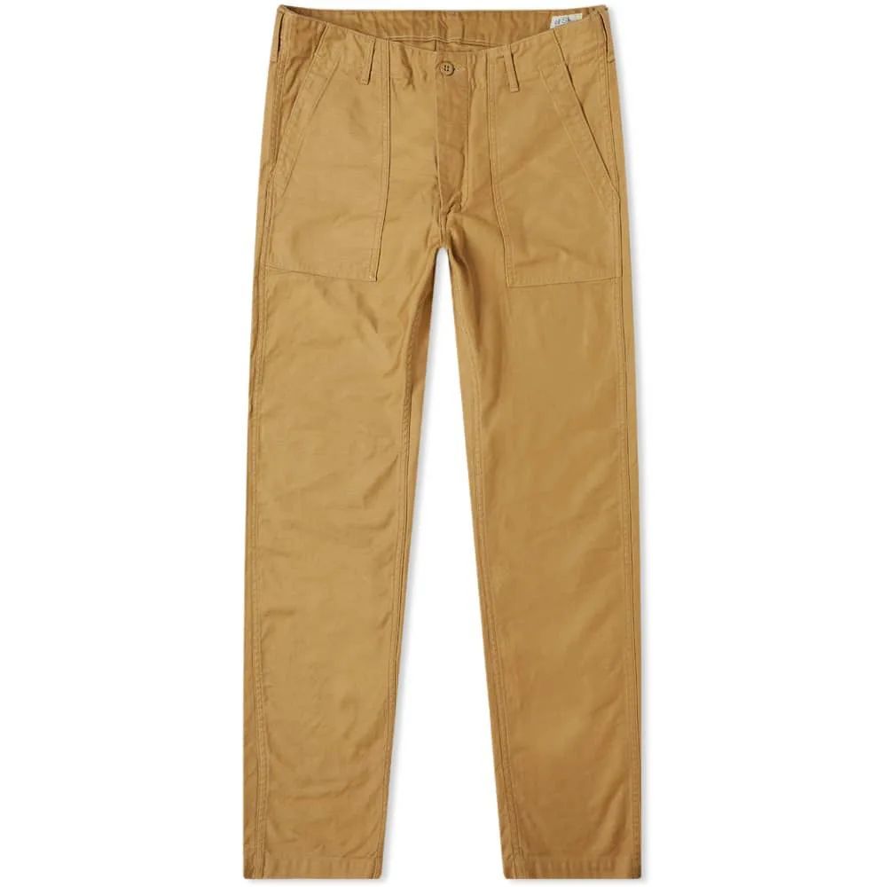 Men's Slim Fit Fatigue Pants Khaki