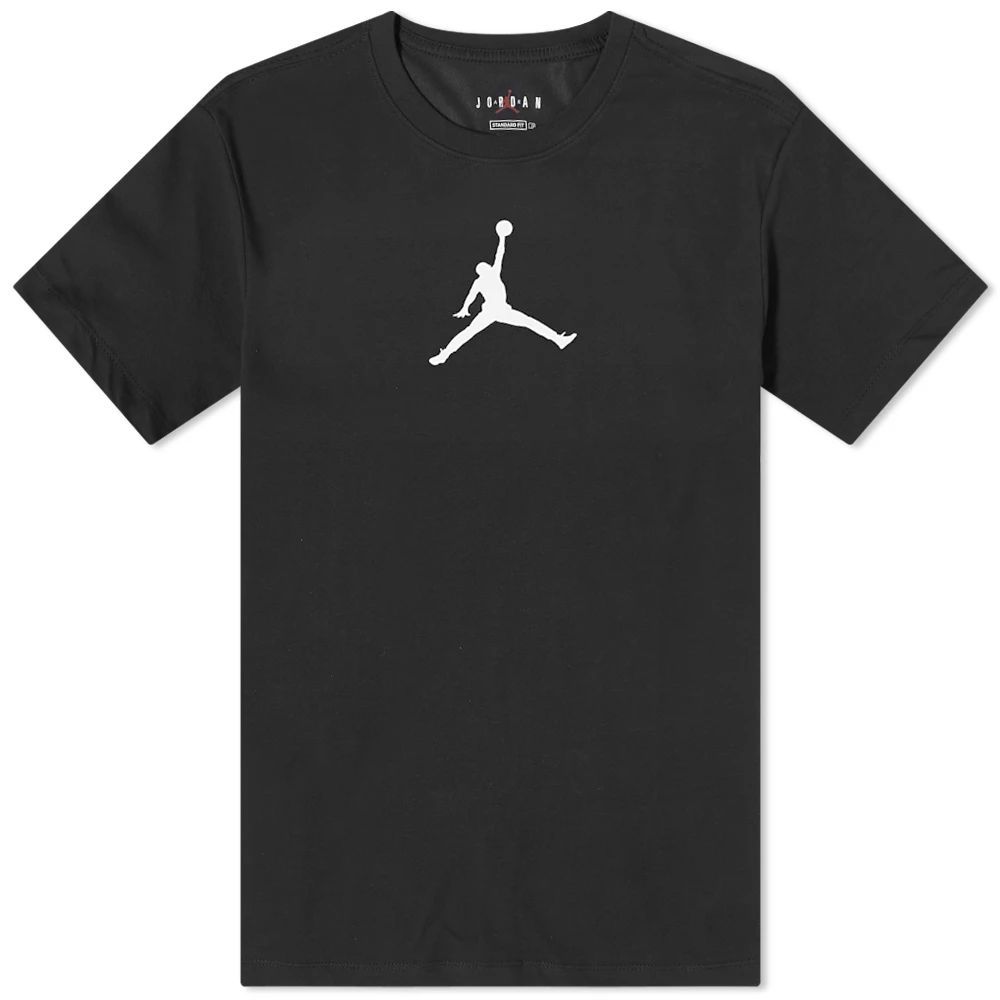 Men's Small Jumpman Chest Logo T-Shirt Black/White