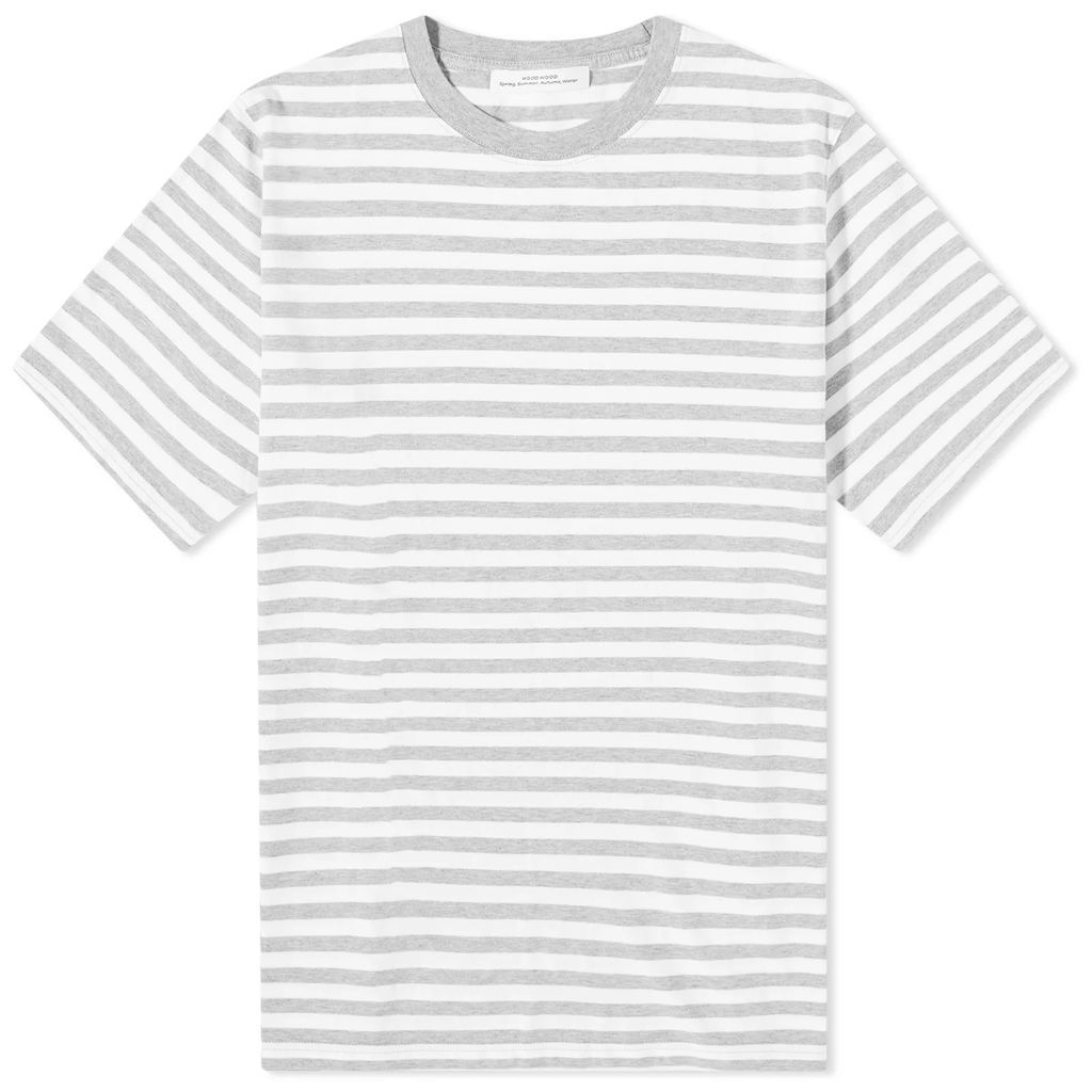 Men's Sami Classic Striped T-Shirt Grey Stripes