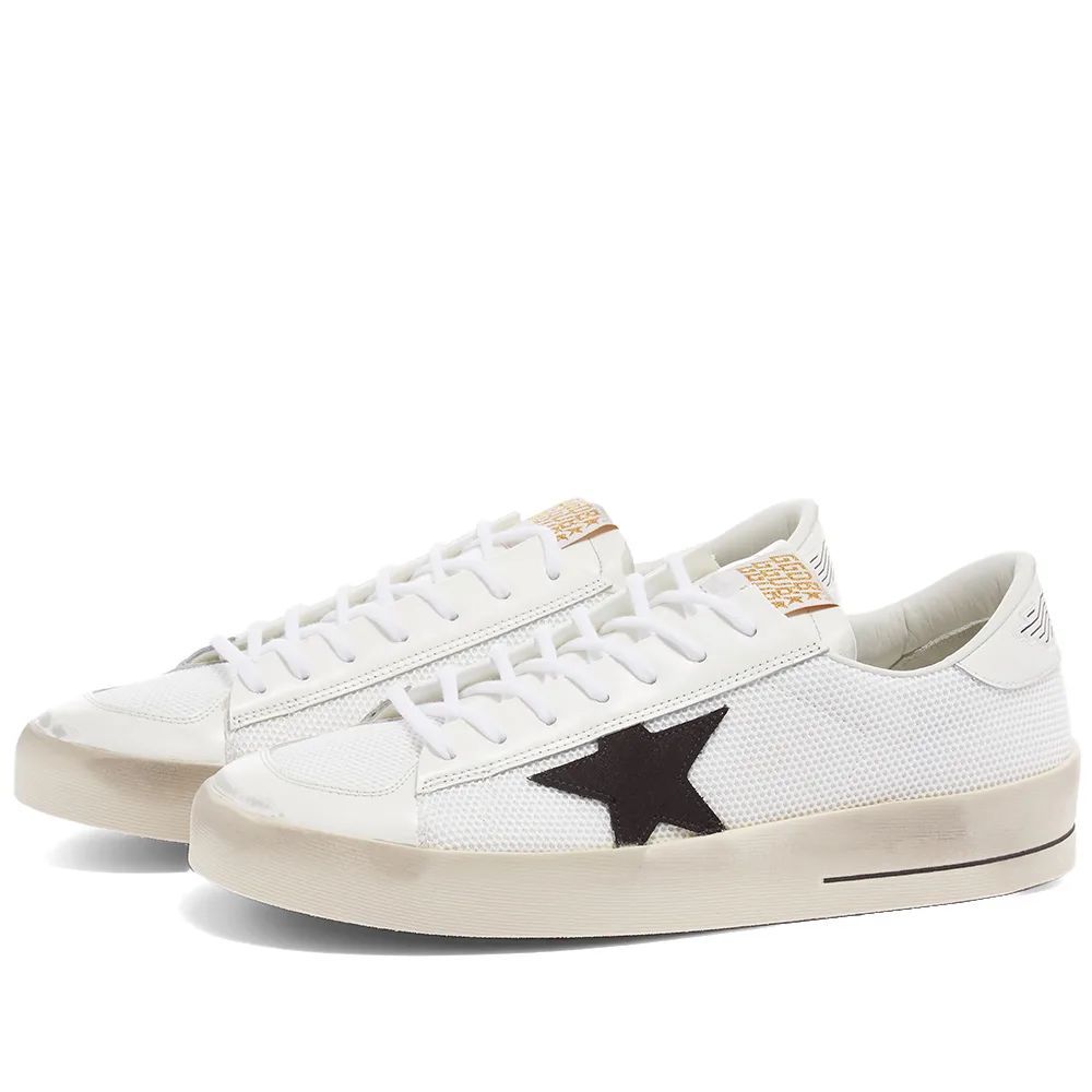 Men's Stardan Leather Sneaker White/Black