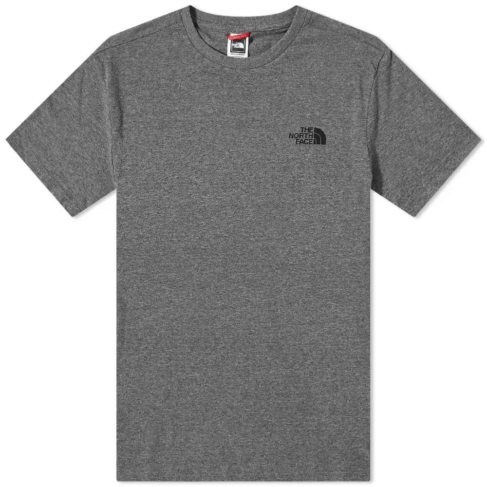 Men's Simple Dome T-Shirt Medium Grey Heather