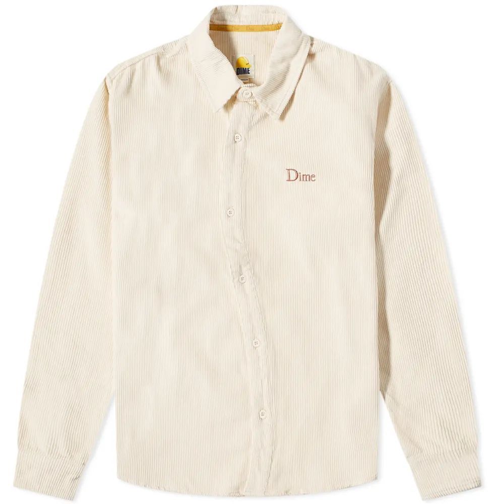 Men's Wave Corduroy Shirt Cream