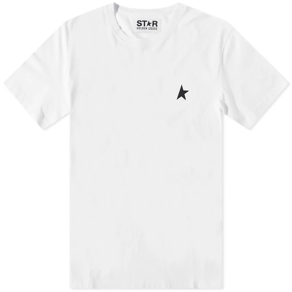 Men's Small Star Chest Logo T-Shirt Optic White/Black
