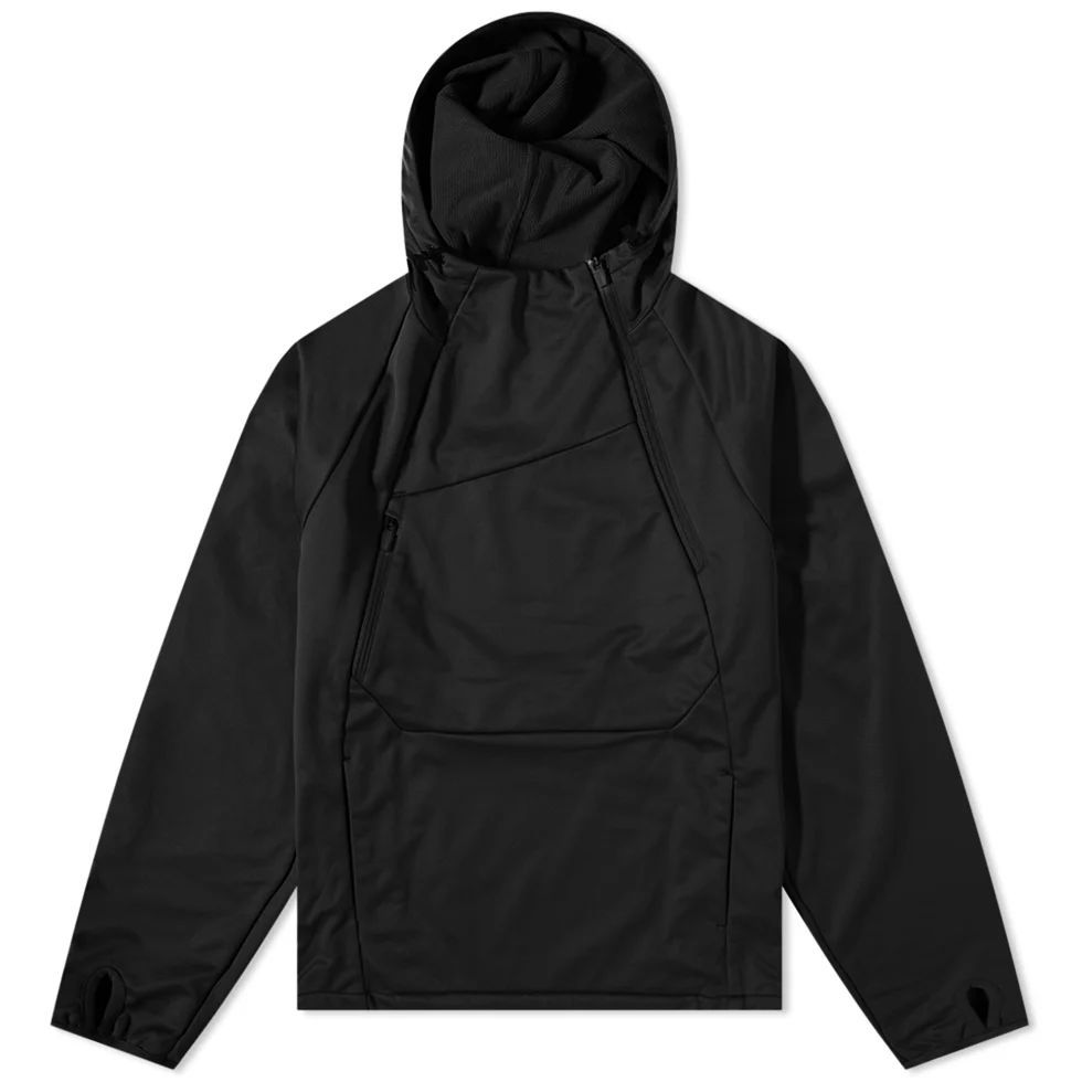 Men's Soft Shell Popover Jacket Black