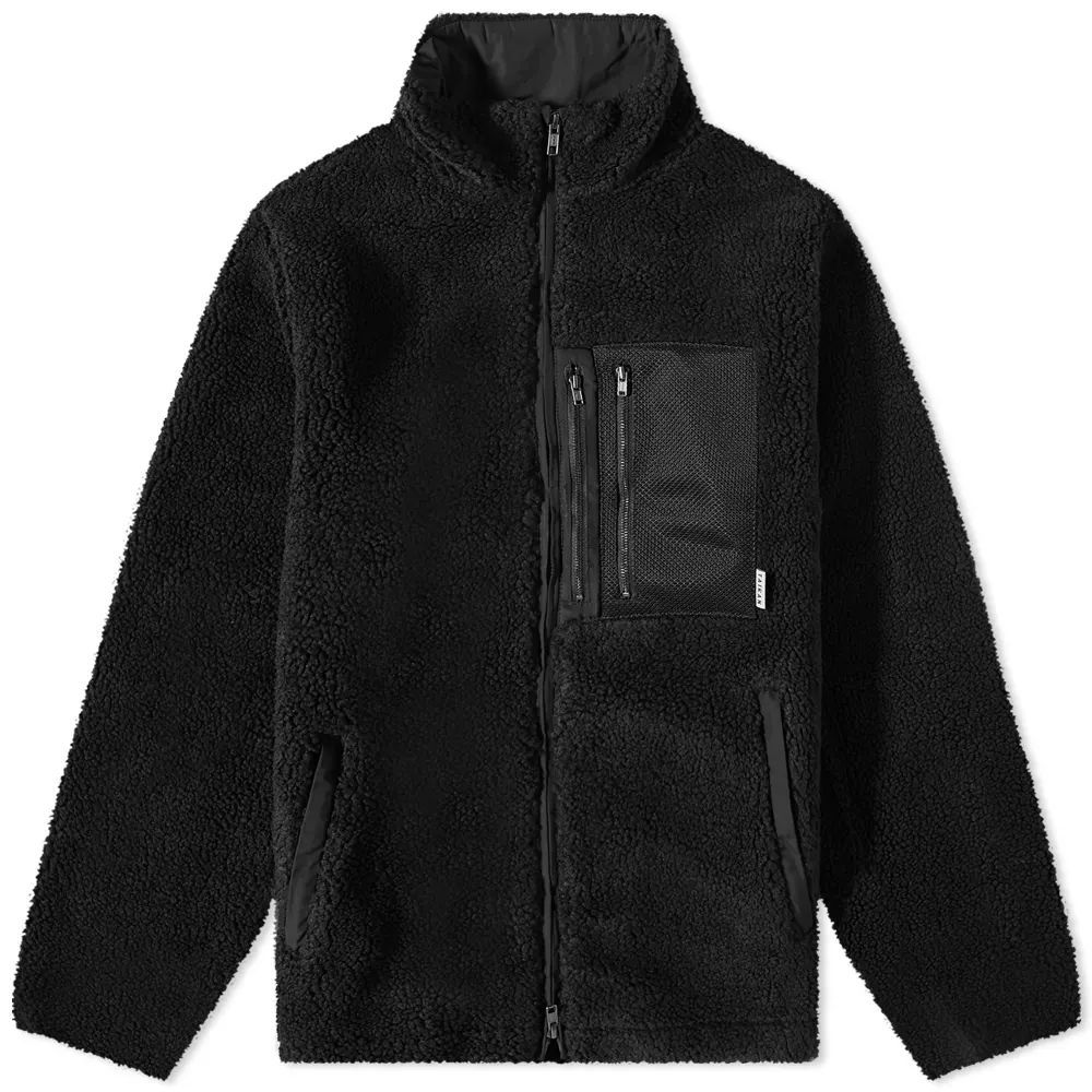 Men's Sherpa Fleece Jacket Black