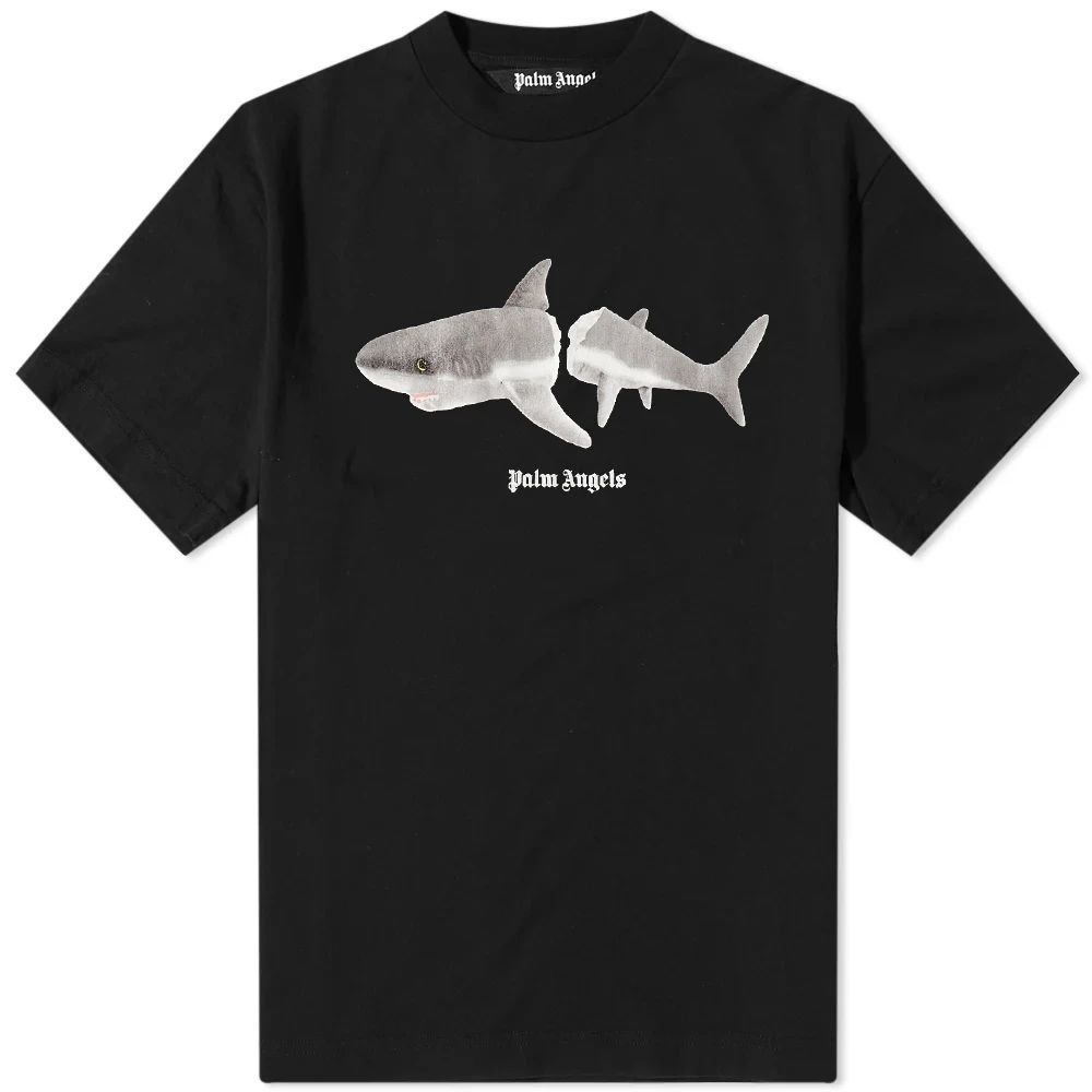Men's Shark T-Shirt Black/White