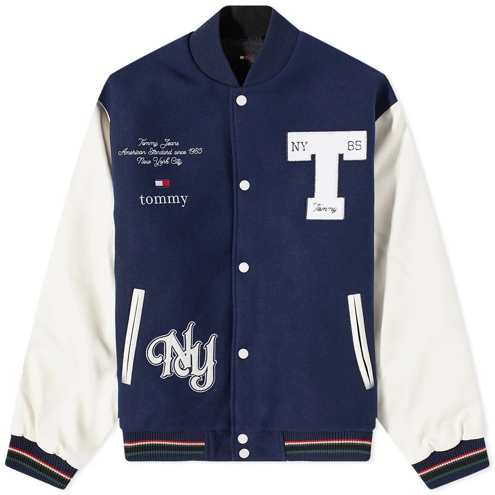 Men's Tommy Baseball Jacket Carbon Navy