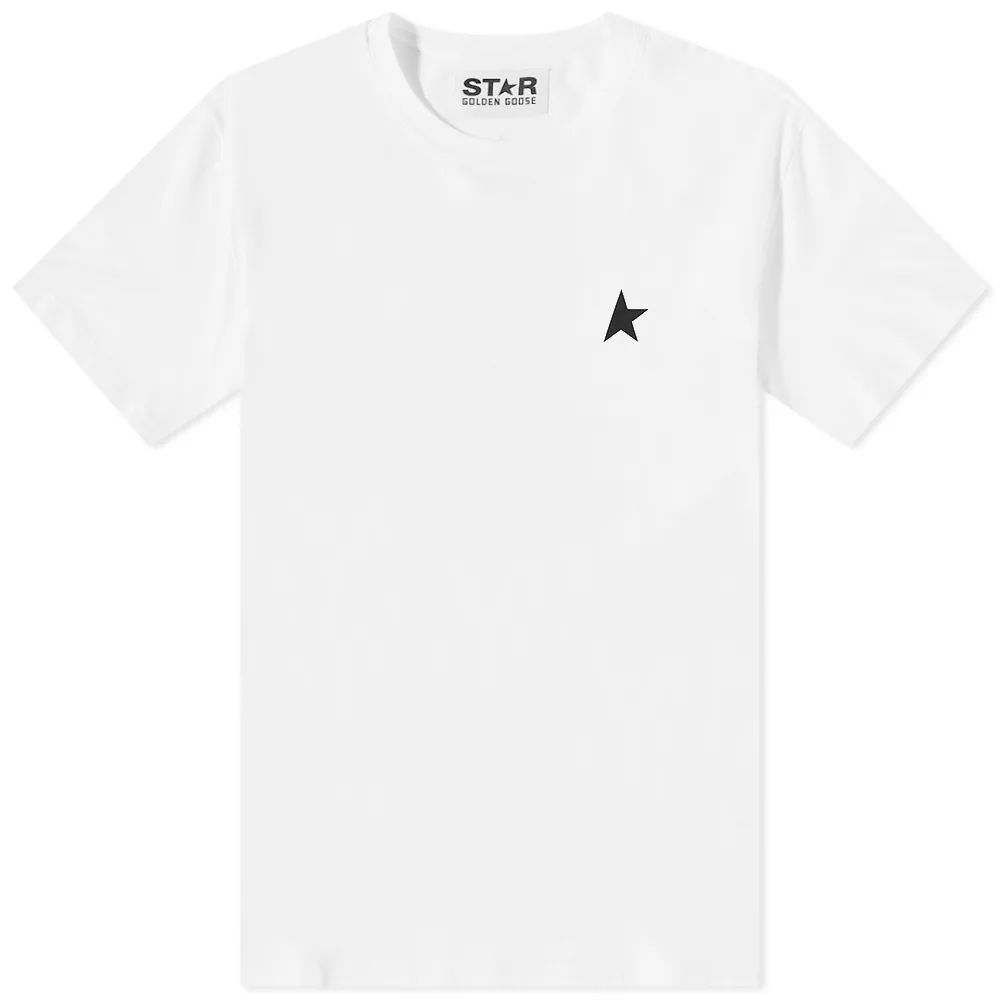 Men's Star T-Shirt Optic White/Dark Blue