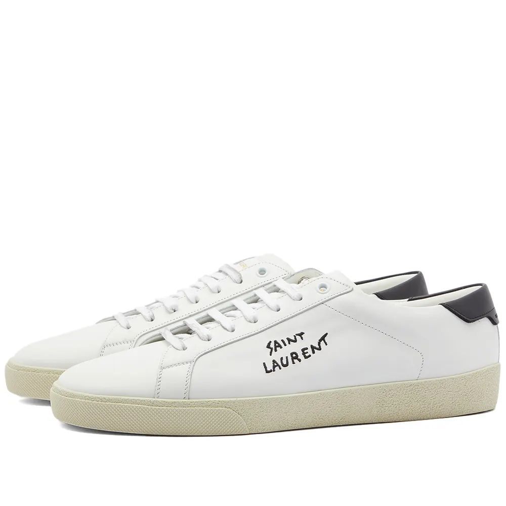 Men's Sl-06 Signature Low Top Sneaker White/Black