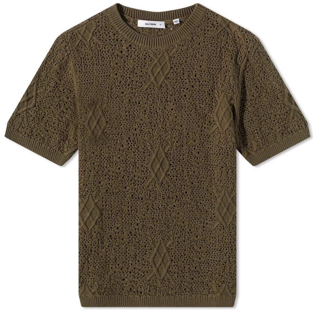 Men's Shield Crochet T-Shirt Four Leaf