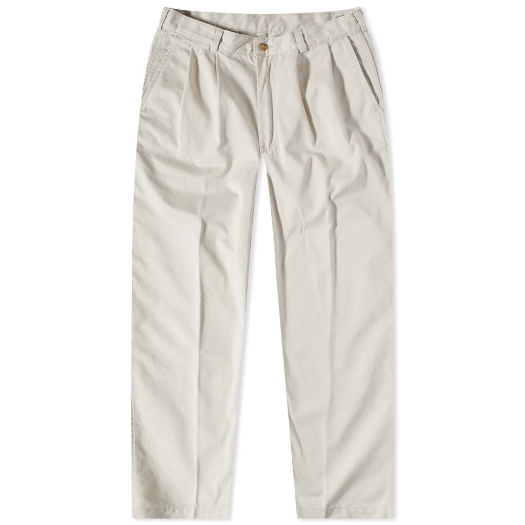 Men's Two Tuck Wide Pant Ivory