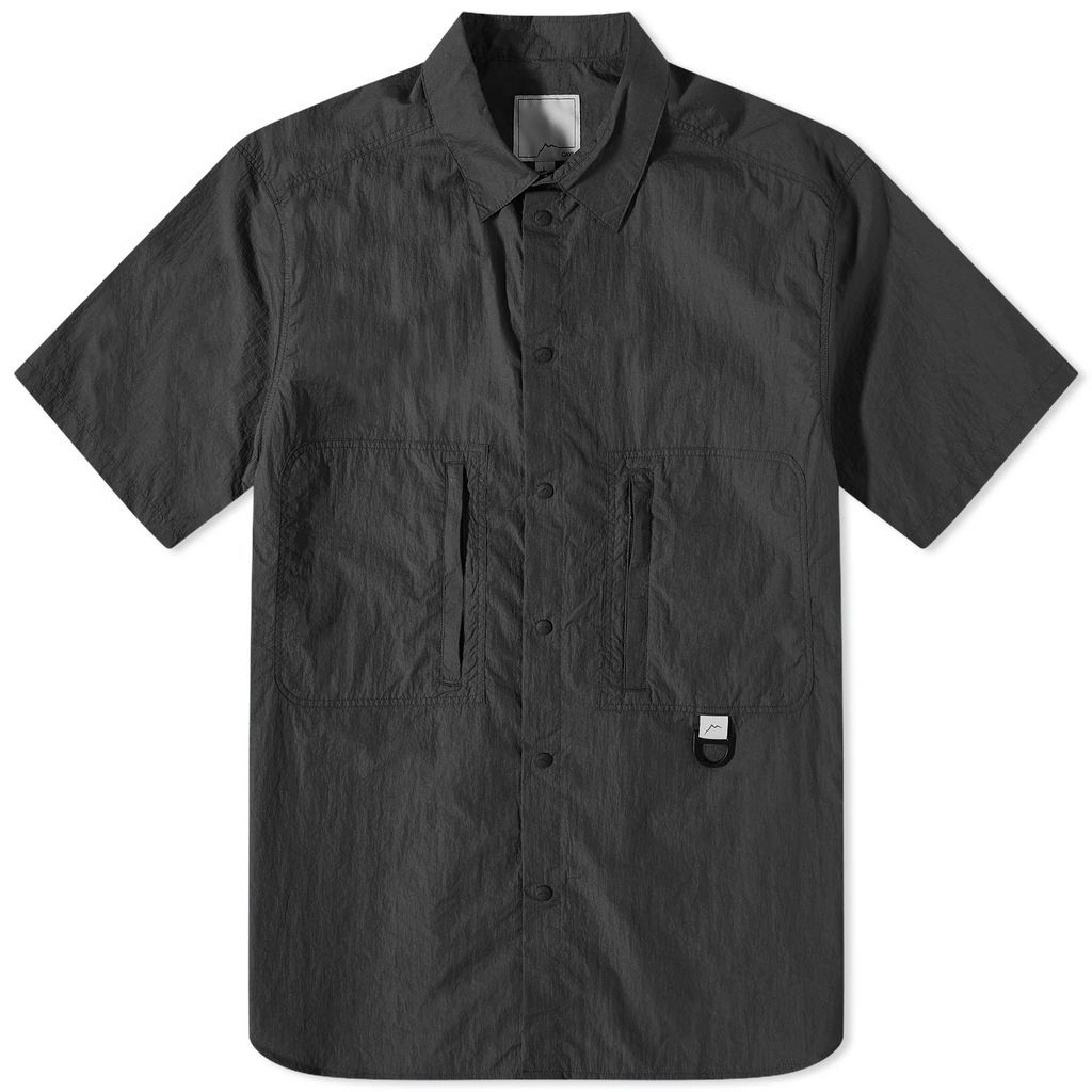 Men's Short Sleeve Nylon Hiker Shirt Black