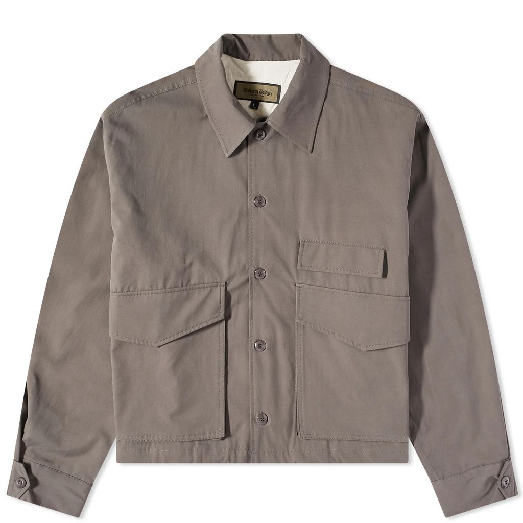 Men's Short Pocket Jacket Dark Grey