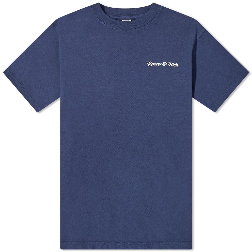 Men's Self Love Club T-Shirt Navy/Cream